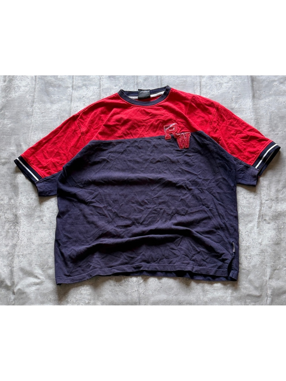 Vintage 1998 Two Tone Raglan Style ROCAWEAR Hiphop T Size XL
